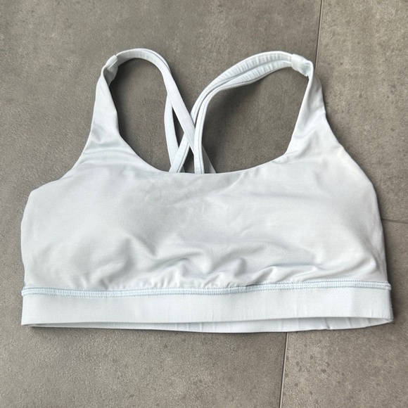 Lululemon Women's Baby Blue Sports Bra - Picture 1 of 5